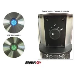 EnerG+ Infrared Electric 1500W Outdoor Heater Square Bistro Table -RV Camping Store Sale 128080 3