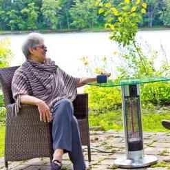 EnerG+ Infrared Electric 1500W Outdoor Heater Square Bistro Table -RV Camping Store Sale 128080 5