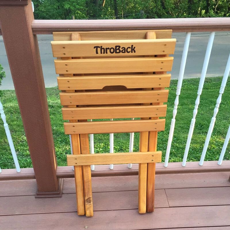 Cee Dair Wood Products Llc Cedar Wood Throbak Chair, Unfinished 5 Cee Dair Wood Products Llc Cedar Wood Throbak Chair, Unfinished - Image 3