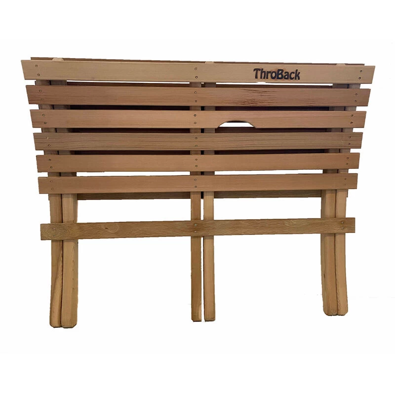 Cee Dair Wood Products Llc Cedar Wood Throbak Loveseat, Unfinished 4 Cee Dair Wood Products Llc Cedar Wood Throbak Loveseat, Unfinished - Image 2