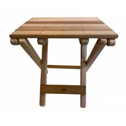 Cedar Wood BeachSide Table, Unfinished -RV Camping Store Sale 128787 UNFINISHED 2