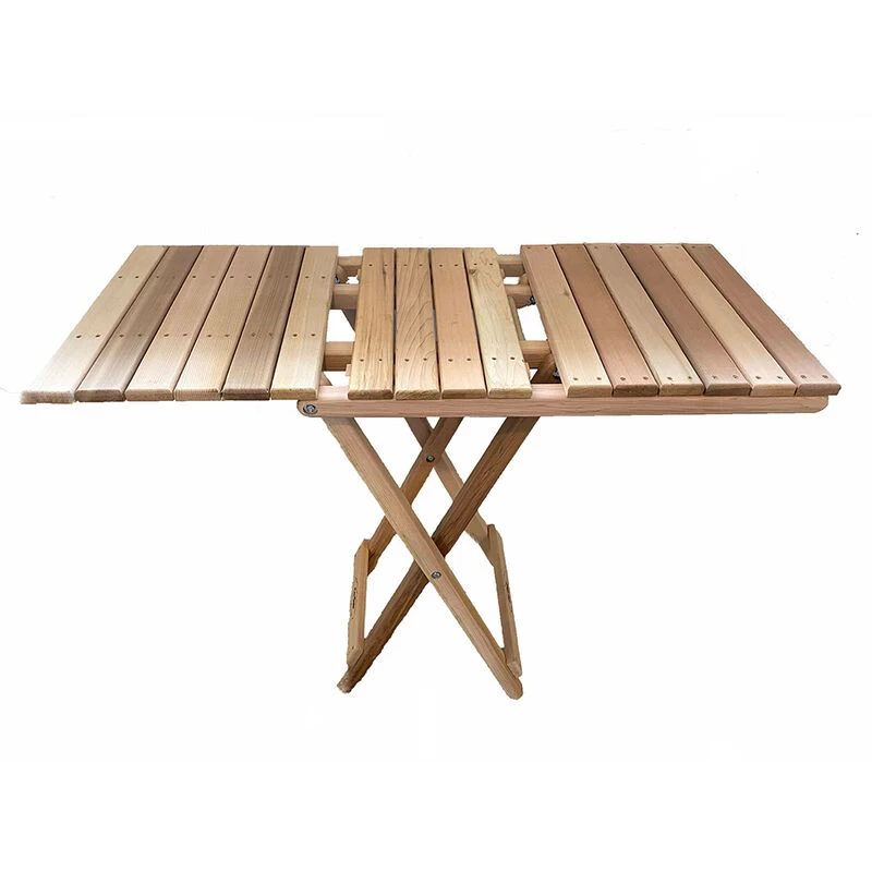 Cedar Wood PartySide Table, Unfinished 3 Cedar Wood PartySide Table, Unfinished