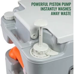 Hike Crew 5.3 Gallon Portable Travel Toilet For Camping And Hiking -RV Camping Store Sale 131065 8