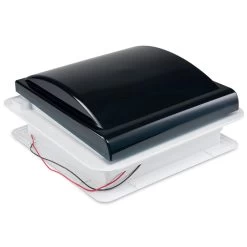 14" Manual RV Roof Vent Fan With 3-Speed Intake And Exhaust