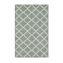 Mohawk Trellis Rug, Gray, 5' X 8'