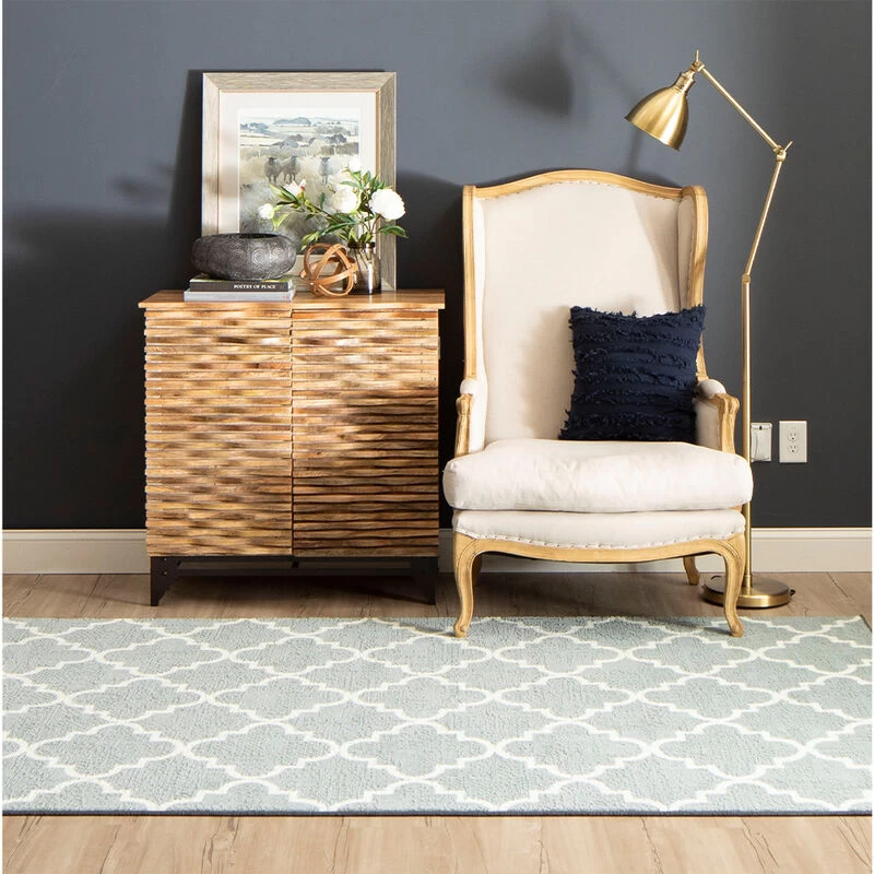 Mohawk Trellis Rug, Gray, 5' X 8' 4 Mohawk Trellis Rug, Gray, 5' X 8' - Image 2