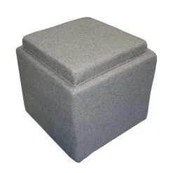 Thomasville Ottoman With Flip-Lid Table, Cement -RV Camping Store Sale 131675 4