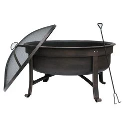 Bond Manufacturing Santa Cruz Wood Burning Fire Pit