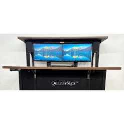 QuarterSign RV Dinette/Desk Combination Dual Monitor Workstation -RV Camping Store Sale 131763 3