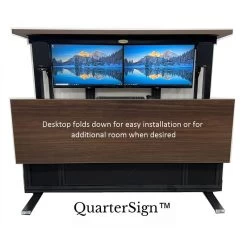 QuarterSign RV Dinette/Desk Combination Dual Monitor Workstation -RV Camping Store Sale 131763 6