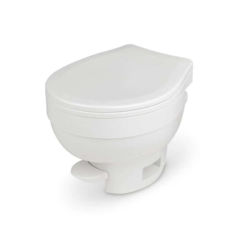 Thetford Aqua-Magic VI SloClose Low Profile Gravity RV Toilet With Hand Sprayer, White 3 Thetford Aqua-Magic VI SloClose Low Profile Gravity RV Toilet With Hand Sprayer, White