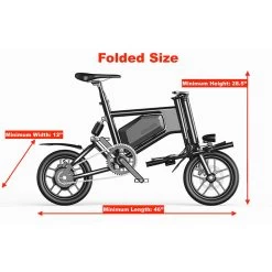 GlareWheel EB-X5 Electric Bike, Red 9 GlareWheel EB-X5 Electric Bike, Red -RV Camping Store Sale 132256 3