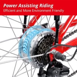 IDeaPlay 24" Electric Bike, 250W, Red 10 IDeaPlay 24" Electric Bike, 250W, Red -RV Camping Store Sale 133355 2