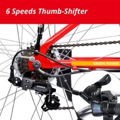 IDeaPlay 24" Electric Bike, 250W, Red 11 IDeaPlay 24" Electric Bike, 250W, Red -RV Camping Store Sale 133355 3