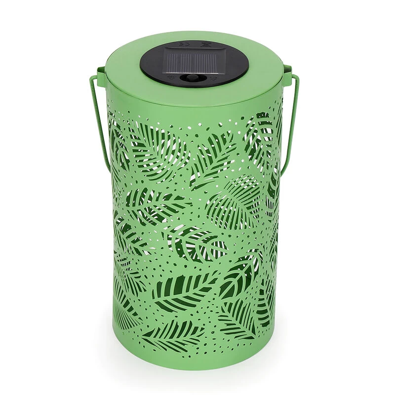 Techko Solar Cylindrical Decorative Lanterns, 2-Pack 3 Techko Solar Cylindrical Decorative Lanterns, 2-Pack