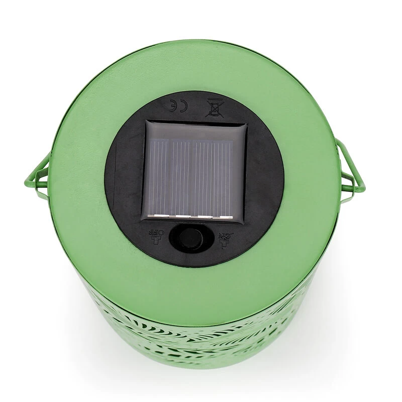 Techko Solar Cylindrical Decorative Lanterns, 2-Pack 4 Techko Solar Cylindrical Decorative Lanterns, 2-Pack - Image 2