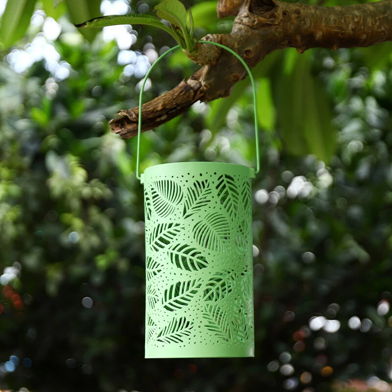 Techko Solar Cylindrical Decorative Lanterns, 2-Pack 5 Techko Solar Cylindrical Decorative Lanterns, 2-Pack - Image 3