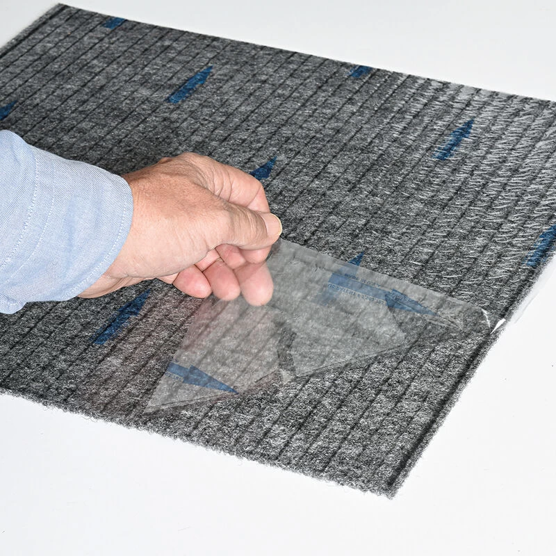 Foss 18" X 18" Modular Mat Carpet Tiles, Hobnail, 10-Pack 6 Foss 18" X 18" Modular Mat Carpet Tiles, Hobnail, 10-Pack - Image 4