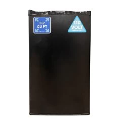 Everchill 3.2 Cu. Ft. 110V Compact Refrigerator, Right Hinge, Black