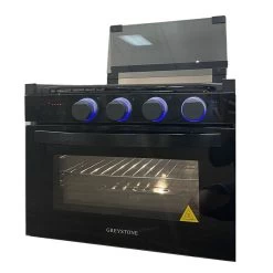 Greystone Black 17 Inch RV Gas Range