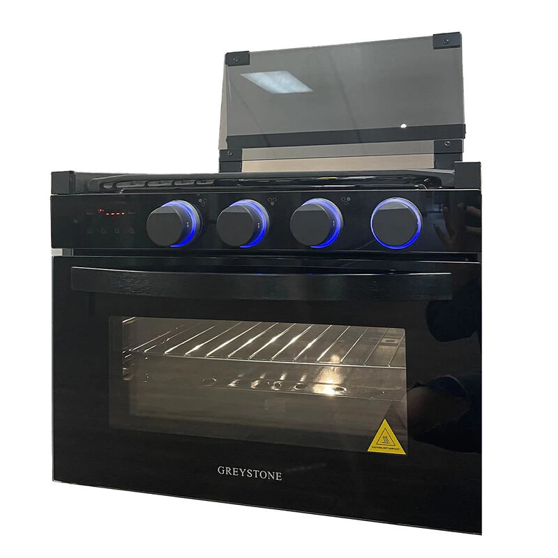 Greystone Black 17 Inch RV Gas Range 3 Greystone Black 17 Inch RV Gas Range