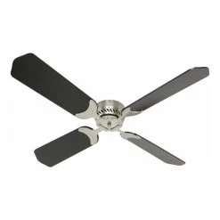 42" 12V Ceiling Fan, Oil Rubbed Bronze, Black/Oak Blades