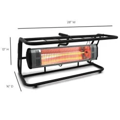 Tradesman 1500-Watt Electric Outdoor Infrared Quartz Portable Space Heater With Roll Cage And Wall/Ceiling Mount -RV Camping Store Sale 134904 5