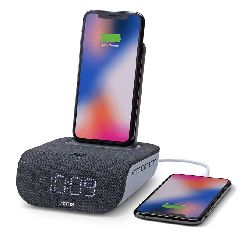 IHome Timebase Dual-Charging Bluetooth Alarm Clock 3 IHome Timebase Dual-Charging Bluetooth Alarm Clock