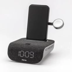 IHome Timebase Pro+ Triple Charging Bluetooth Alarm Clock
