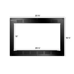 CONTOURE Built-In SMART Air Fry And Convection Microwave Oven With Trim Kit, Black -RV Camping Store Sale 137729 1