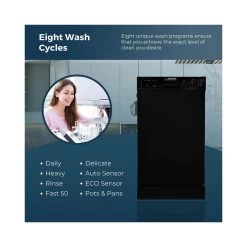 Equator 18" Built-In Dishwasher, 10 Place Settings, Sanitize, 8 Wash Cycles, Stainless 21 Equator 18" Built-In Dishwasher, 10 Place Settings, Sanitize, 8 Wash Cycles, Stainless -RV Camping Store Sale 138283 13