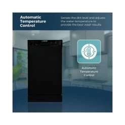 Equator 18" Built-In Dishwasher, 10 Place Settings, Sanitize, 8 Wash Cycles, Stainless 22 Equator 18" Built-In Dishwasher, 10 Place Settings, Sanitize, 8 Wash Cycles, Stainless -RV Camping Store Sale 138283 14