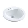 A&E Bath And Shower Ingrid Ceramic Drop-In Round Bathroom Sink 1 A&E Bath And Shower Ingrid Ceramic Drop-In Round Bathroom Sink -RV Camping Store Sale 139792 1