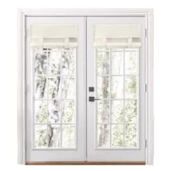 Camalay® French Door Shade Harmony, 25" X 70", Natural