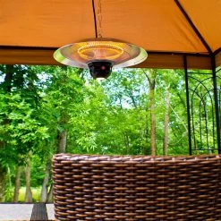 EnerG+ Infrared Electric Outdoor Hanging Heater With LED & Remote, Silver -RV Camping Store Sale 139950 4