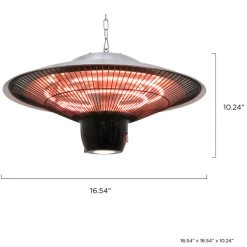 Westinghouse Infrared Electric Outdoor Heater With LED Light - Hanging With Remote Control 7 Westinghouse Infrared Electric Outdoor Heater With LED Light - Hanging With Remote Control -RV Camping Store Sale 139954 2