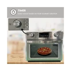 Equator 0.93 Cu.ft. Stainless 5-in-1 Air Fryer, Convection Oven, Pizza Oven, Grill, And Dehydrator -RV Camping Store Sale 140077 10