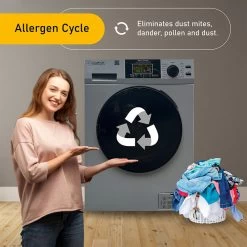 Equator 15-lb. All-in-One Combo Washer Dryer, Silver 22 Equator 15-lb. All-in-One Combo Washer Dryer, Silver -RV Camping Store Sale 140312 12