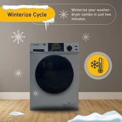 Equator 15-lb. All-in-One Combo Washer Dryer, Silver 26 Equator 15-lb. All-in-One Combo Washer Dryer, Silver -RV Camping Store Sale 140312 16