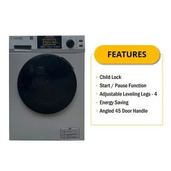 Equator 15-lb. All-in-One Combo Washer Dryer, Silver 34 Equator 15-lb. All-in-One Combo Washer Dryer, Silver -RV Camping Store Sale 140312 8