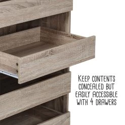 Honey Can Do Stackable Storage Drawers With Wood Finish 7 Honey Can Do Stackable Storage Drawers With Wood Finish -RV Camping Store Sale 140358 2