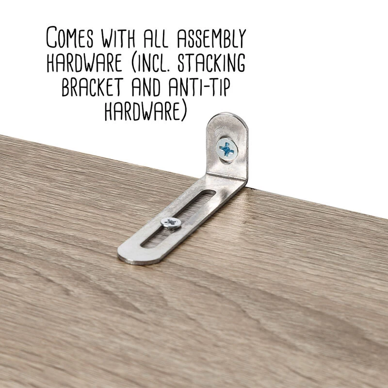 Honey Can Do Stackable Storage Drawers With Wood Finish 5 Honey Can Do Stackable Storage Drawers With Wood Finish - Image 3