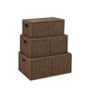 Honey Can Do 3-Piece Paper Rope Cord Basket Set, Taupe -RV Camping Store Sale 140365 1