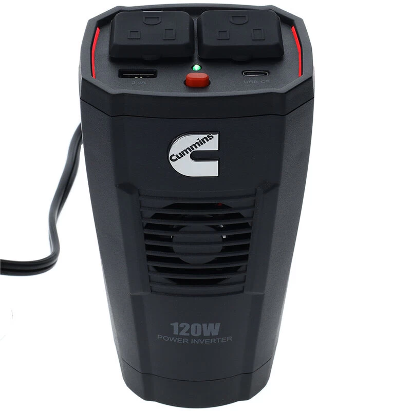 Cummins 120-Watt Cupholder Power Inverter 3 Cummins 120-Watt Cupholder Power Inverter