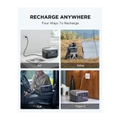 EcoFlow RIVER 2 Portable Power Station With 110W Solar Panel -RV Camping Store Sale 140748 4
