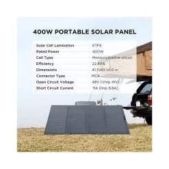 EcoFlow DELTA Pro Portable Power Station With 400W Solar Panel -RV Camping Store Sale 140754 4
