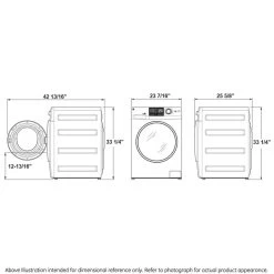 GE 2.4 Cu. Ft. Energy Star Front Load Washer With Steam 13 GE 2.4 Cu. Ft. Energy Star Front Load Washer With Steam -RV Camping Store Sale 140951 6