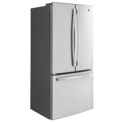 G.E. Energy Star 18.6 Cu.ft. 120V Counter-Depth Refrigerator, French Doors, Stainless Steel -RV Camping Store Sale 140955 2