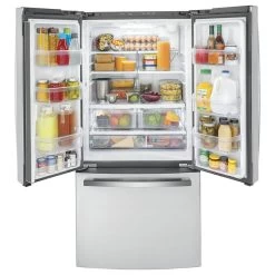 G.E. Energy Star 18.6 Cu.ft. 120V Counter-Depth Refrigerator, French Doors, Stainless Steel -RV Camping Store Sale 140955 4