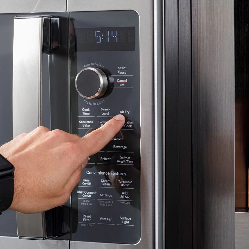 GE Profile 1.7 Cu. Ft. Convection Over-the-Range Microwave Oven With Air Fry, Stainless Steel 6 GE Profile 1.7 Cu. Ft. Convection Over-the-Range Microwave Oven With Air Fry, Stainless Steel - Image 4